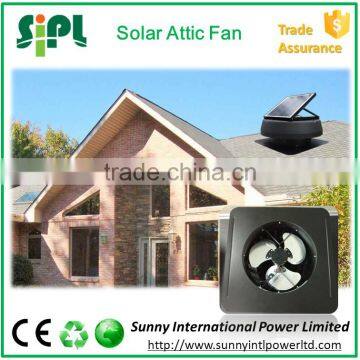 Natural Sun Powered Energy Efficient Roof Mounting dc Motor Driven Solar Exhaust Fan for Home photo-3