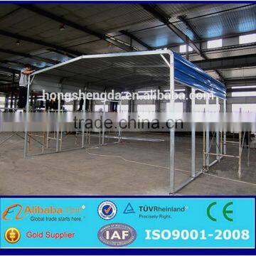 ISO certified modern sheet metal carport