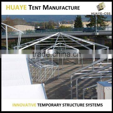 Multi-sided Hexagon Roof Tent With Flooring and Glass Wall Party Tent for Sale photo-3