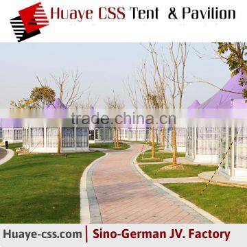 Purple PVC Roof Special Pagoda Polygonal Tent for Sale