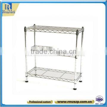 5-Tier Adjustable Knocked-Down Metal Floor Storage Rack Holder photo-2