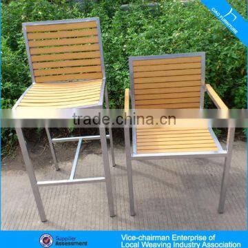 Modern Outdoor Furniture Wholesale Garden Plastic Wood Table and Chair photo-6