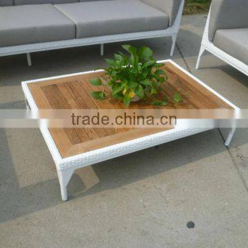 Modern Outdoor PE Wicker Furniture Sofa Set photo-5
