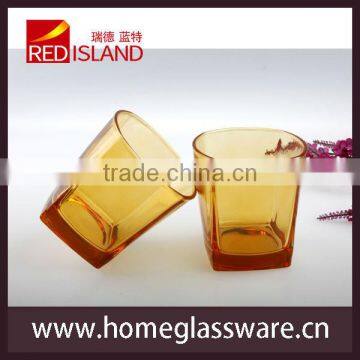 spray color whisky mini glass cup square cup