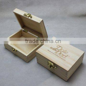Small Wooden Storage Crates Wooden Box With Lid photo-5
