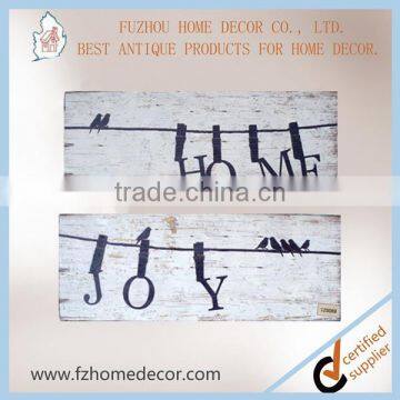 Vintage Wall Hanging Sign Board Designs With Printing Letters photo-2