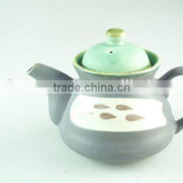 unique ceramic hand painted teapot in stock for wholesale