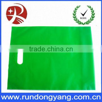 OEM Custom Printed Plastic Shopping Bag Die Cut Plastic Bag