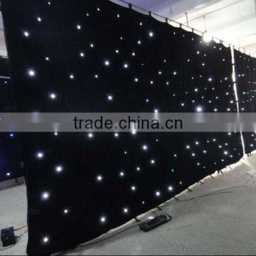 2 x 3 m Cortina Blanca Rgb Luz a Todo Color de la Cortina for Wedding/party