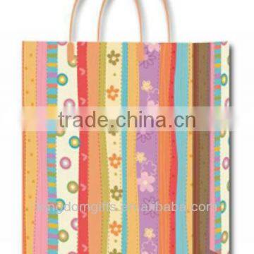 Rainbow Art Paper Shopping Bags