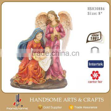 8.5 Inch Resin Craft Religious Items Home Decoration Guardian Angel Statues photo-5