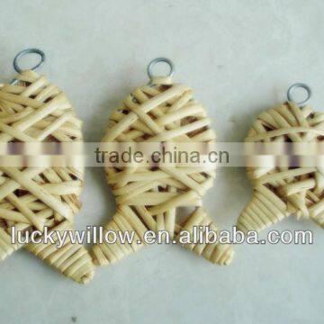 decorative willow pendant willow fish pisciform