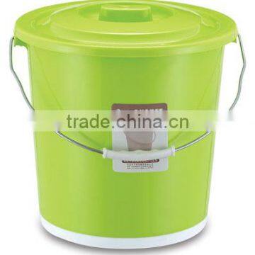 Durable Colorful Plastic Non-slip Water Bucket With Lid