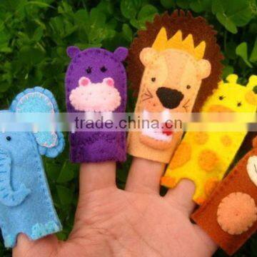 2017 best selling new product decorative custom handmade fabric felt cheap fashion china innovative finger puppet wholesale