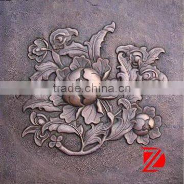 Flowers Sculpture Bronze Relief Wall Art for Deocoration photo-3