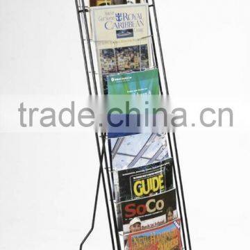 New Design Storage Stand Tall Commercial Floor Library Magazine Rack photo-2