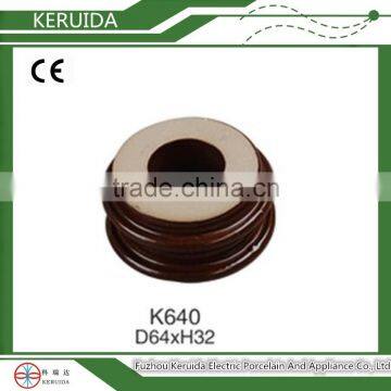 small bronw wiring porcelain spool insulator