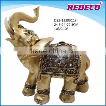 Resin indian elephant decoration