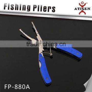 Hot sales,High quality Multi Function stainless fishing lure tackle pliers FP-880A