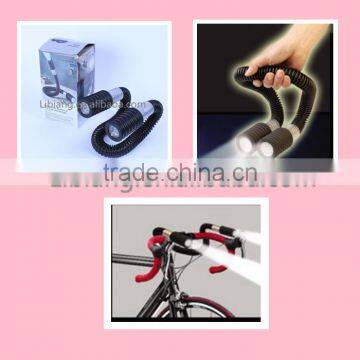 High Quality Double Heads 24pcs LED Deformed Flashlight photo-2