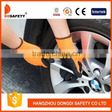 DDSAFETY Working Gloves Latex Coated Polyester Nylon Knitted Finger Gloves photo-2