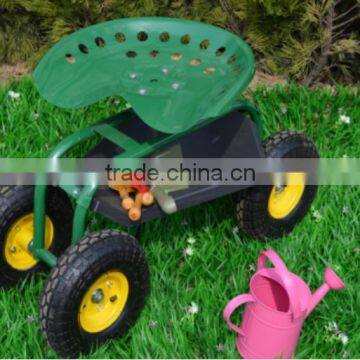 Metal Seat Garden Work Seat Cart TC4501B photo-4