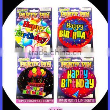 Happy Birthday led light up Buttons