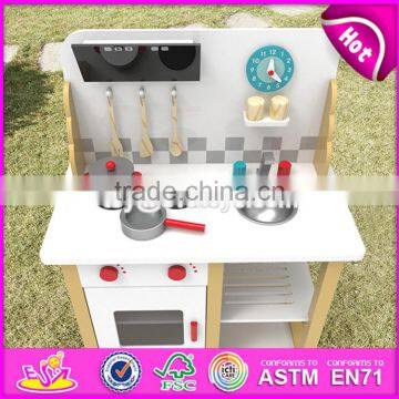 New Style Kids Pretend Play Wooden Toy Play Kitchen W10C293 photo-4
