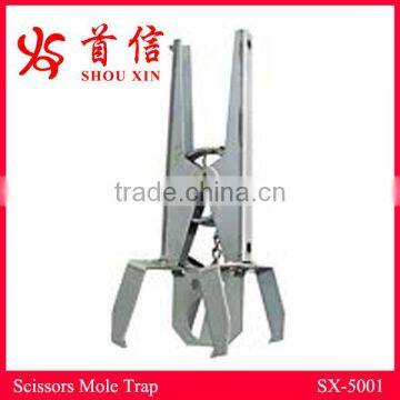 Garden lawns outdoors steel scissors mole trap killer SX-5001