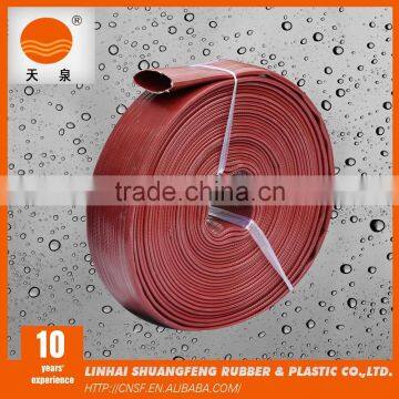 2 Inch PVC Red Lay Flat Water Hose 100M photo-2