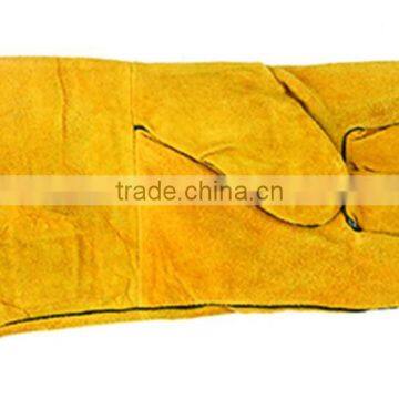 Berrylion Long Type Industrial Leather Welding Hand Gloves photo-3