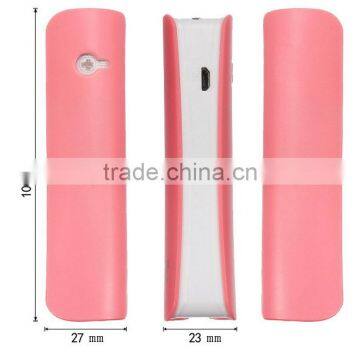 2600mAh Slim Mobile Power Bank Charger With LED Light for iphone