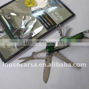 Outdoor Multi-knife (semi-automatic LED Light)&multi-tools