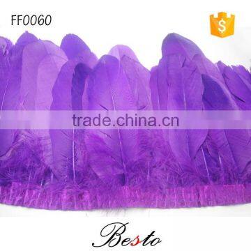 Wholesale dyed feather plumage fringes manufacturers in china