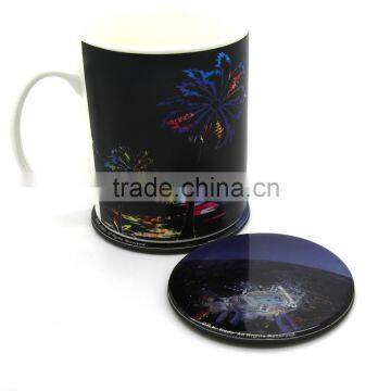 Eco-friendly Promotional Button Shape Non-slip Silicone Cup Coasters photo-2