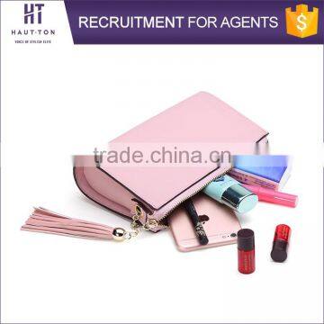 China Wholesale Ladies Small Pink Messenger Bags High Quality Popular Women Genuine Split Cow Leather Strap Shoulder Bag photo-6