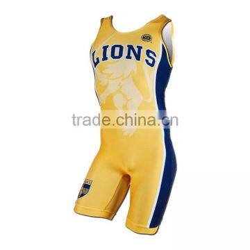 Make Your Own Custom Breathable Cheap Wrestling Singlets photo-3