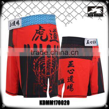 High quality mens kick boxing shorts popular sublimated mma shorts