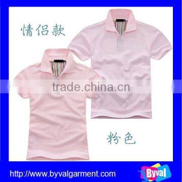 Wholesale OEM Design Plain t Shirt Couple Polo Shirt China Export Clothes photo-2