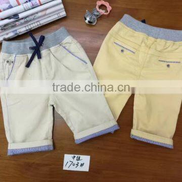 Hot sale Pakistan baby boys Blue summer casual trousers Cool pants 7 years old