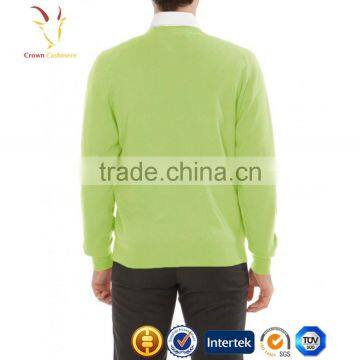 Hand Knitted Pullover Fashion Blended Knitting Men Sweater photo-6