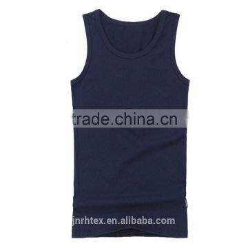 Custom no Design Plain 100% Cotton Tank Top photo-5