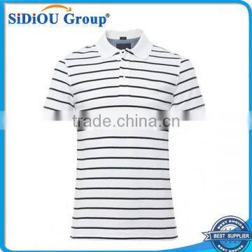 cheapest custom mens polo collar striped polo club t shirts