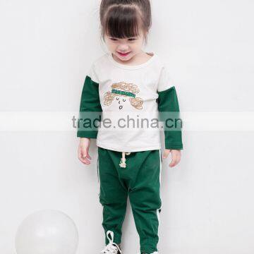 S33578W Children Clothing Sets 2017 Autumn New Designs Cartoon Clothing Sest photo-2