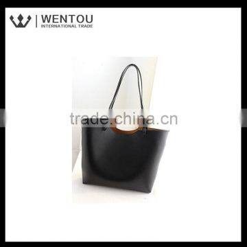 Wholesale Clear High Quality PU Women Tote Bag photo-3