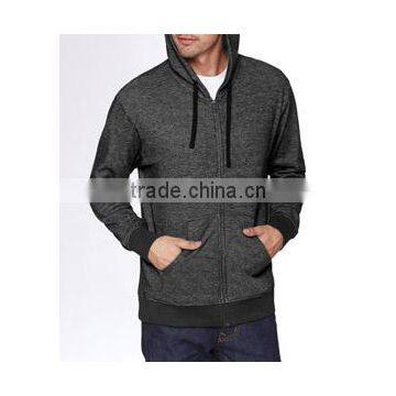 Next Level Apparel Unisex Denim Fleece Full-Zip Hoody - Made From 52% Cotton and 48% Polyester Heathered Fleece photo-3