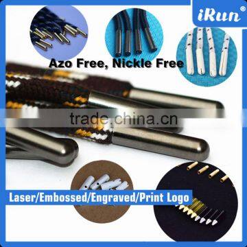 Customized Shoelace Bullet Metal Smooth Ends Aglet - Shoe Lace Tip Replacement - Cylinder Tips Metal Aglets DIY Shoe Lace Tips photo-2