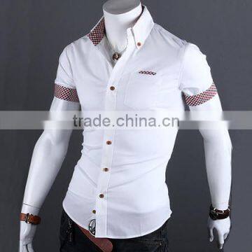 100% Cotton Casual Fashion Men's Short Sleeve Shirt photo-2