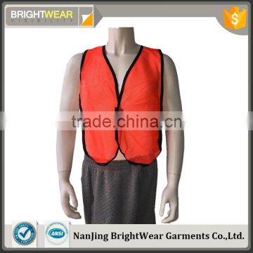 hi vis workwear mesh protective safety reflective vest road safety vest