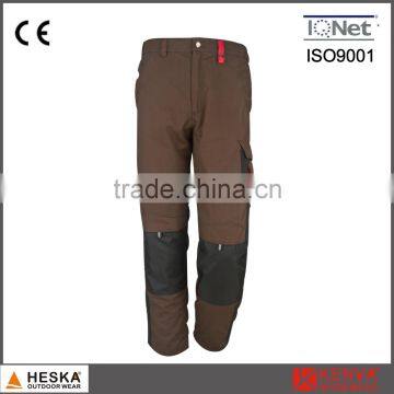 Good design men work pants with knee pad safety workwear